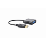 Gembird A-DPM-VGAF-02 video kabel adapter 0,15 m VGA (D-Sub) DisplayPort Zwart