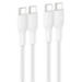 Belkin CAB025FQ1MWH2PK USB cable 39.4" (1 m) USB C White