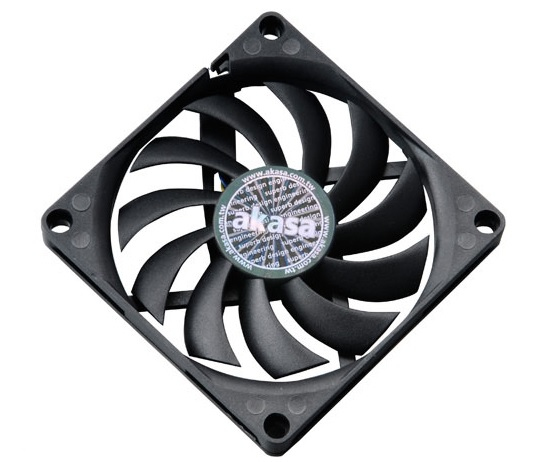 Image of Akasa AK-FN076 computer cooling system Computer case Fan 8 cm Black