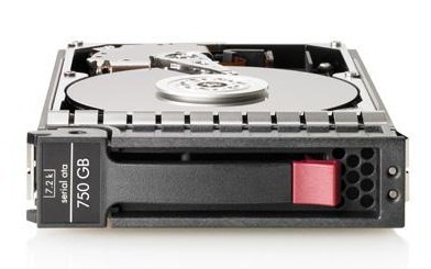 Image of Hewlett Packard Enterprise 750GB, 3G, SATA, 7.2K rpm, LFF,...
