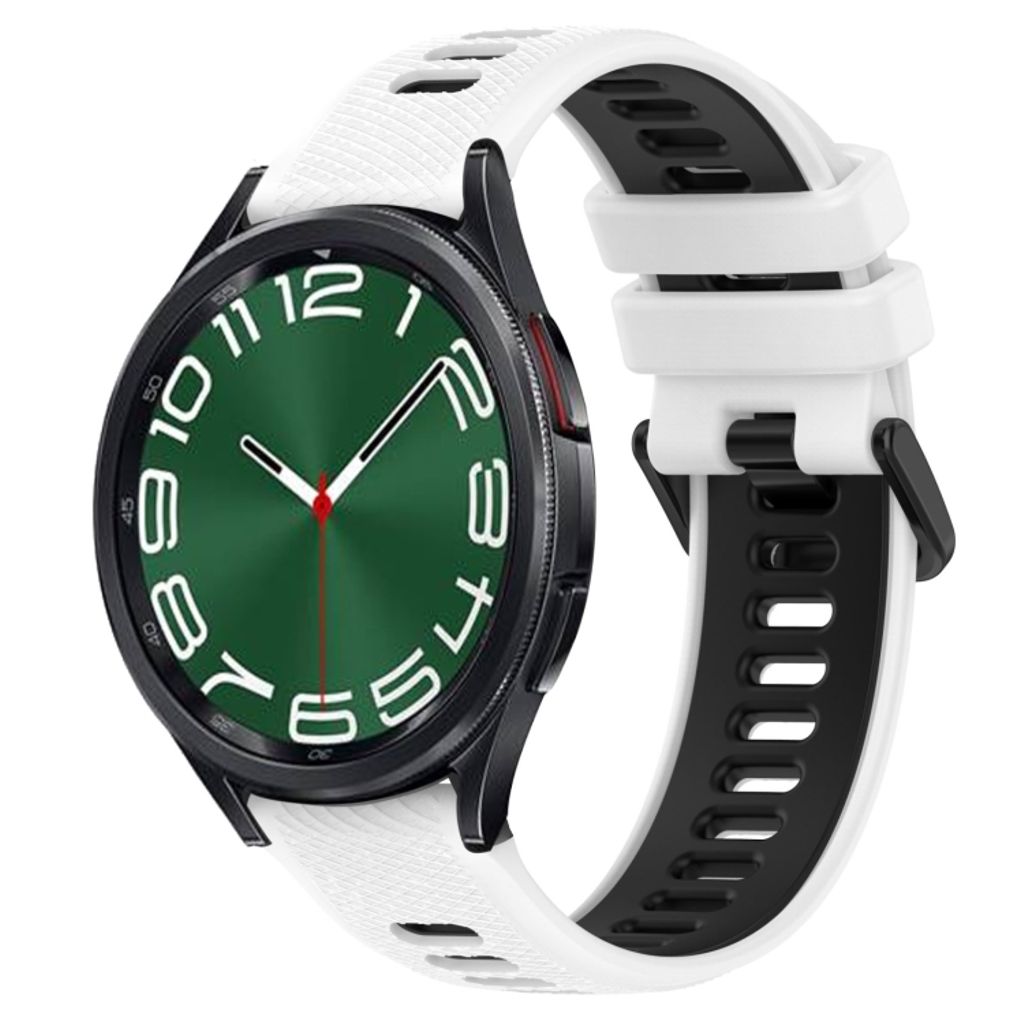 EU Product - Galaxy Watch 6 Classic 47mm Watch Strap - White/Black thumbnail