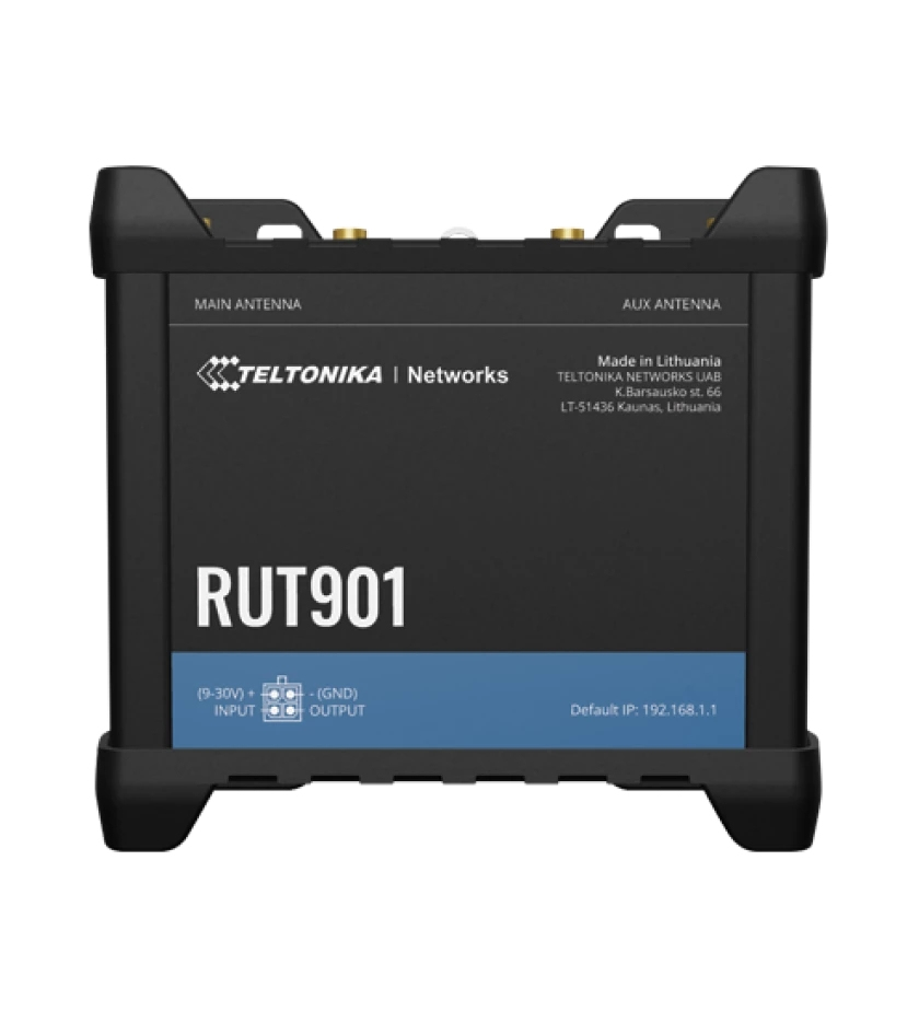 Teltonika RUT901 wireless router Fast Ethernet 4G Black