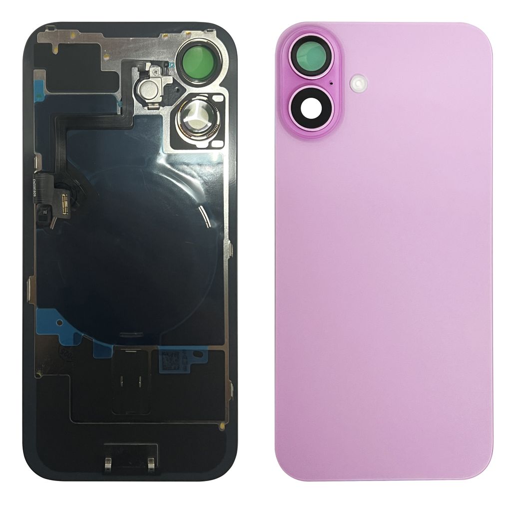 EU Product - iPhone 16 Plus Back Cover with Small Parts (No Logo) - Pink thumbnail