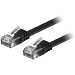 Deltaco TP-620S-FL networking cable Black 20 m Cat6 U/UTP (UTP)