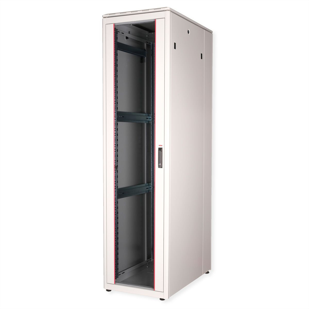 ROLINE 19-inch Network Cabinet Pro 47 U. 600x1000 WxD glass door grey