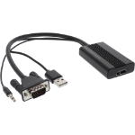 InLine Converter VGA+Audio to HDMI Input VGA + 3.5mm Audio jack