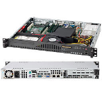 Supermicro SC512-203B Rack Black 200 W