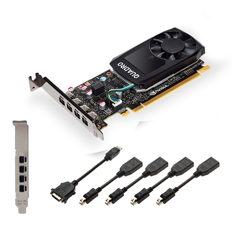 Image of PNY VCQP1000V2-PB graphics card NVIDIA Quadro P1000 V2 4 GB GDDR5