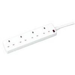 CED EXTENSION LEAD 4WAY 2M 13AMP WHITE