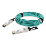 AddOn Networks ADD-QCIQPA-AOC25M InfiniBand/fibre optic cable 984.3" (25 m) QSFP+ AOC Aqua color, Silver