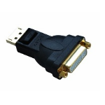 Astrotek DisplayPort - DVI-I M/F Black
