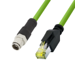 LogiLink CQM025S networking cable Green 0.5 m Cat6a S/FTP (S-STP)
