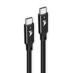 WyreStorm EXP-CAB-USBC-1M USB cable USB 3.2 Gen 2 (3.1 Gen 2) Black