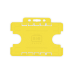 Digital ID BioBadge Yellow Dual-Sided Holders Landscape - Pack of 100