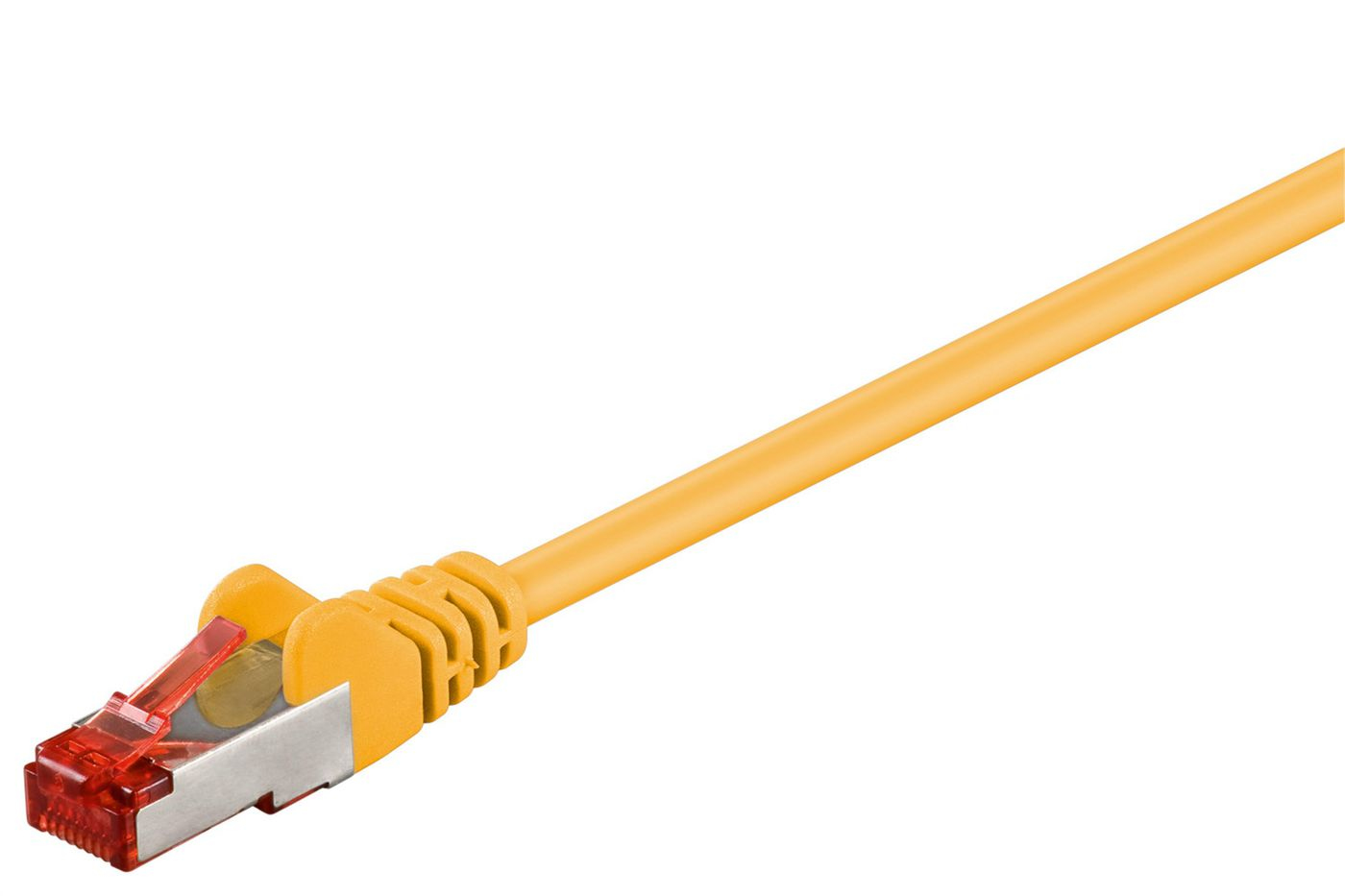 Image of Microconnect 0.25m Cat6 RJ-45 networking cable Yellow F/UTP (FTP)