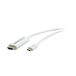 Kramer Electronics C-USBC/HM-6 1.8 m USB Type-C HDMI Type A (Standard) White