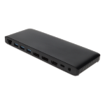 AddOn Networks USBC312432DP2HDMISDR-DK mobile device dock station Universal Black
