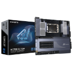 GIGABYTE W790 AI TOP Motherboard - Supports Intel Xeon CPUs, 16+2+2 phases VRM, up to 5600MHz DDR5 (OC), 4xPCIe 5.0 + 2xPCIe 4.0 M.2, Wi-Fi 7, 10 GbE LAN, Thunderbolt 4