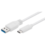 Microconnect USB3.1CA05W USB cable USB 3.2 Gen 1 (3.1 Gen 1) 0.5 m USB C USB A White