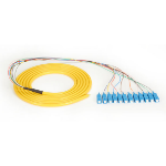 Black Box FOPT50S1-SC-12YL-3 InfiniBand/fibre optic cable 118.1" (3 m) Pigtail Yellow