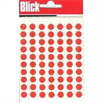 BLICK LABEL BAG 8MM RED PK490 003250