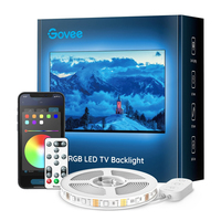 Image of Govee RGB Bluetooth LED Backlight For TVs 46-60 Inches - Smart...
