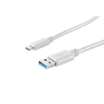 shiverpeaks 13-31026 - 1 m - USB A - USB C - USB 3.2 Gen 1 (3.1 Gen 1) - 5000 Mbit/s - White