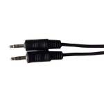 Microconnect AUDLL1 audio cable 1 m 3.5mm Black