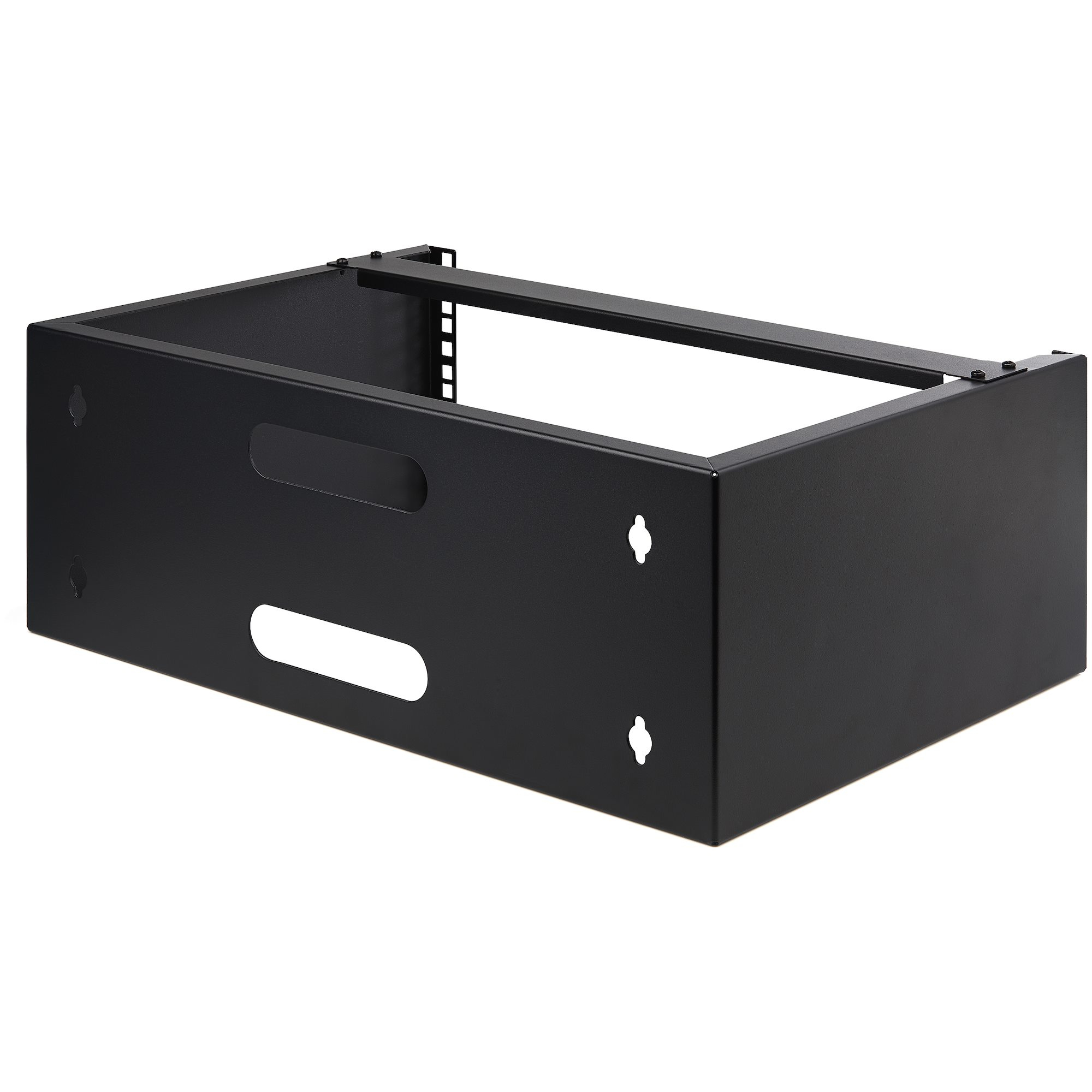 StarTech.com 4U Wall Mount Rack - 19" Wall Mount Network Rack - 13.78 inch Deep (Low Profile) - Wall Mounting Patch Panel Bracket for Network Switches, IT Equipment - 44lb (20kg) Capacity