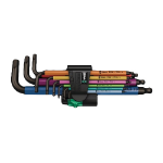 Wera 950 Spkl9 Hex-plus Hex Key Set L-shaped hex key set Metric/imperial 9 pc(s)