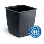 Durable OPTIMO Square Plastic Charcoal