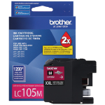 Brother LC105M ink cartridge 1 pc(s) Original High (XL) Yield Magenta