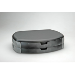 ROLINE Dual Monitor/Printer Stand Trend black