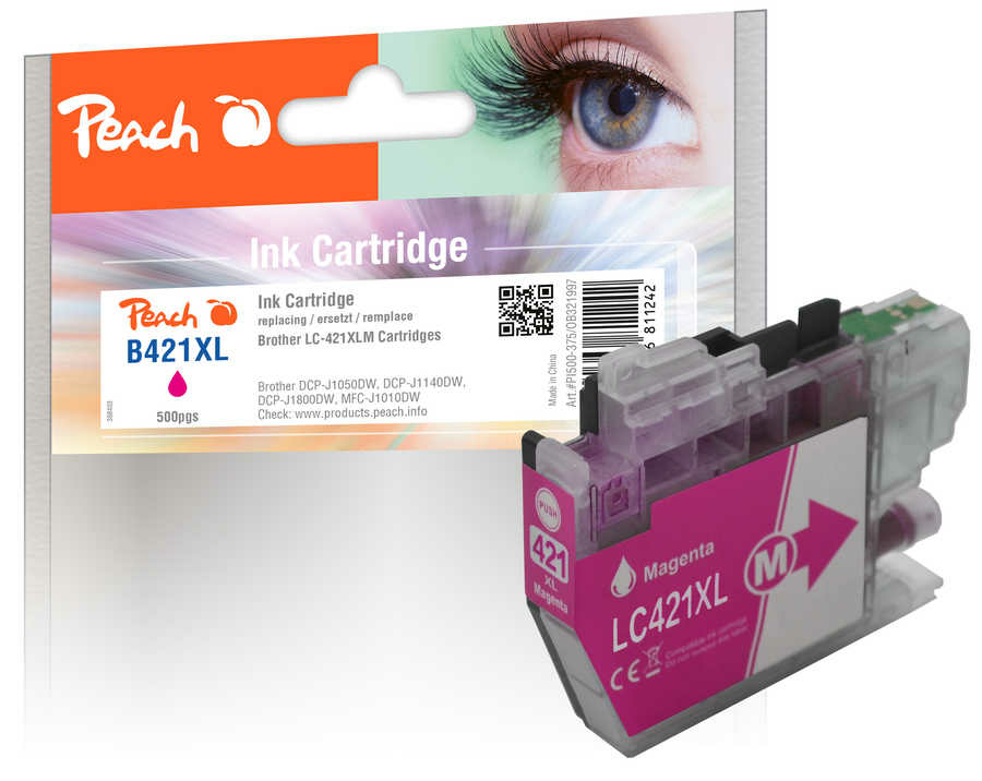 Peach PI500-375 ink cartridge 1 pc(s) Compatible High (XL) Yield Magenta