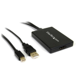 StarTech.com MDP2HDMIUSBA video cable adapter 26.8" (0.68 m) HDMI + USB Mini DisplayPort White