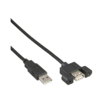 InLine USB 2.0 Adapter Cable Type A male / A female for slot bracket, 0.6m  Chert Nigeria