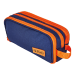Herlitz Neon Soft pencil case Polyester Blue, Orange