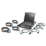 iogear GCL1808KIT KVM switch Black