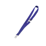 Durable Textile Badge Necklace/Lanyard 20 with Safety Release dark blue -