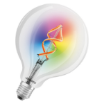LEDVANCE SMART+ WiFi Filament Globe RGBW Smart bulb 4.5 W Transparent Wi-Fi