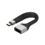 ROLINE 11.02.9016 USB cable 3.2 Gen 2 (3.1 Gen 2) 0.11 m USB C USB A Black