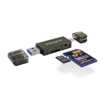 Integral INCRUSB3.0ACSDMSDA2 card reader USB 3.2 Gen 1 (3.1 Gen 1) Type-A/Type-C Black