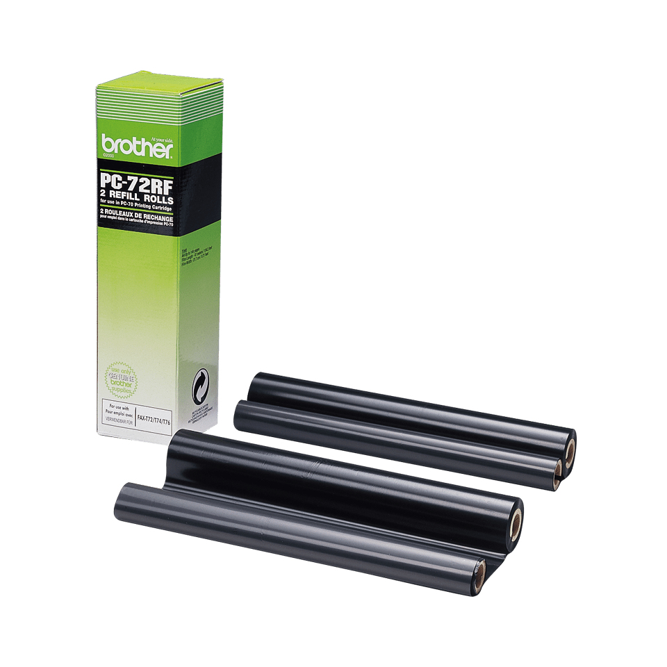Brother PC-304RF Thermal Transfer Ink Ribbon (Pack of 2) PC72RF