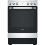 Hotpoint 60cm Electric Cooker - Silver