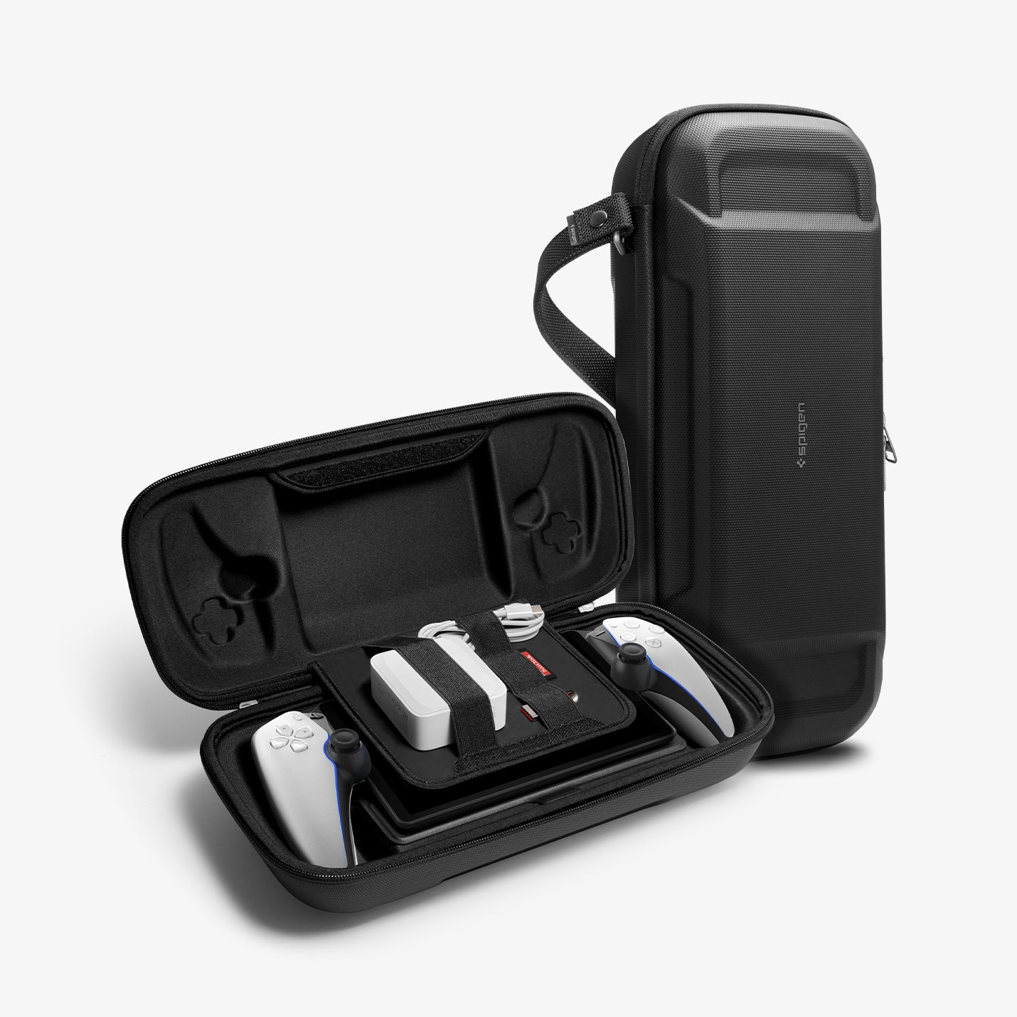 Spigen PlayStation Portal Case Pouch case Sony Polyurethane (PU) Black