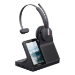 Yealink WH64 Workstation Mono Headset Wired & Wireless Head-band Office/Call center USB Type-C Bluetooth Charging stand Black