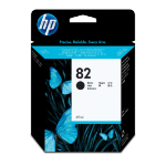HP 82 zwarte DesignJet inktcartridge, 69 ml