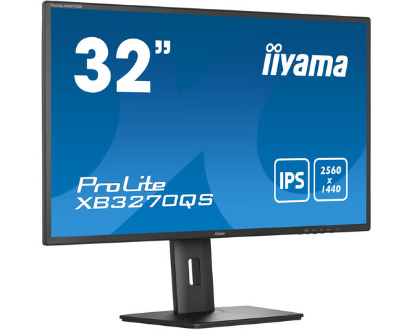 iiyama ProLite XB3270QS-B5 platta pc-skärmar 80 cm (31.5") 2560 x 1440 pixlar Wide Quad HD LED Svart