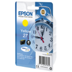 Epson Alarm clock Singlepack Yellow 27 DURABrite Ultra Ink