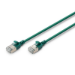 FDL SLIM 0.5M CAT. 6a F-FTP LSZH PATCH CABLE - GREEN (SNAGPROOF)